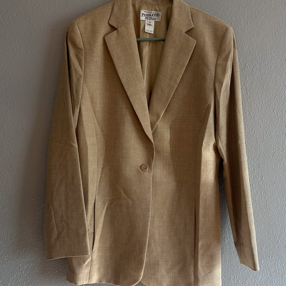 Pendleton 100% Wool vintage blazer